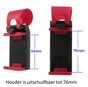 Support de guidon universel pour t&eacute;l&eacute;phone et voiture, compatible avec iPhone, GPS, smartphone