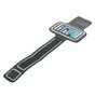 Bracelet de sport compatible avec iPhone 5 5s SE 2016 Bande de course noire Bande de sport