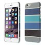 Coque Glow in the Dark compatible avec iPhone 6 / 6s - Coque ray&eacute;e Bleu Gris