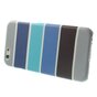 Coque Glow in the Dark compatible avec iPhone 6 / 6s - Coque ray&eacute;e Bleu Gris