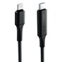 C&acirc;ble de charge Spigen PowerArc USB-C vers chargeur Lightning MFi 100W PD - Noir