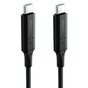 C&acirc;ble de charge Spigen PowerArc C&acirc;ble USB-C vers USB-C Chargeur PD 2.0 100W QC 3.0 - Noir