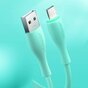 Joyroom Cable USB-A vers USB-C Chargeur C&acirc;ble de Charge QC - Vert Menthe