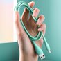 C&acirc;ble Joyroom C&acirc;ble de chargement USB-A vers USB-C QC - Vert menthe