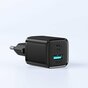 Adaptateur Joyroom Chargeur USB-A vers USB-C Adaptateur secteur QC 3.0 PD 3.0 double chargeur AFC SCP - Noir