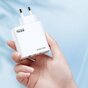 Adaptateur Dux Ducis USB-A et 2x USB-C 65W chargeur QC 3.0 PD AFC pour t&eacute;l&eacute;phone tablette ordinateur portable - Blanc