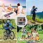Choetech chargeur de panneau solaire pliable USB-A &eacute;tanche 14W chargeur de voyage solaire ext&eacute;rieur - Gris