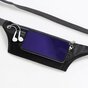 Sac banane pour smartphone, bracelet de sport, sac banane de course, &eacute;couteurs de randonn&eacute;e sportive - Noir