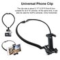 Support de t&eacute;l&eacute;phone universel au cou suspendu au support de cam&eacute;ra de sport de plein air pour smartphone - Noir