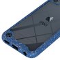 Coque hybride mouchet&eacute;e et protectrice en TPU mouchet&eacute;e compatible avec iPod Touch 5, 6 et 7 - bleu