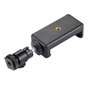 Puluz Fixation pour tr&eacute;pied t&ecirc;te de tr&eacute;pied selfie stick pince de t&eacute;l&eacute;phone standard smartphone universel - Noir