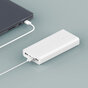 Xiaomi Powerbank 20000mAh chargeur rapide 18W charge rapide QC USB-C Micro-USB USB-A - Blanc