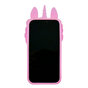 Coque Unicorn Pop Fidget Bubble en silicone pour iPhone X et iPhone XS - Rose