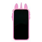 Coque licorne en silicone Unicorn Pop Fidget Bubble compatible avec iPhone XR - rose