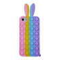 Coque en silicone Bunny Pop Fidget Bubble compatible avec iPhone 7, 8 et iPhone SE 2020 SE 2022 - color&eacute;e