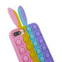 Coque en silicone Bunny Pop Fidget Bubble compatible avec iPhone 7 Plus et &agrave; l&#039;iPhone 8 Plus - color&eacute;e