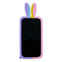 Coque en silicone Bunny Pop Fidget Bubble pour iPhone XS Max - Rose, jaune, bleu et violet