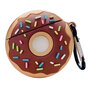 Etui de d&eacute;coration en silicone Donut Donut pour AirPods 1 et 2 - Marron