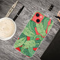 Coque en TPU feuilles de bananier feuilles tropicales compatible avec iPhone 13 mini - transparente et verte