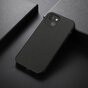 Coque en fibre de carbone Carbon TPU compatible avec iPhone 13 mini - noir
