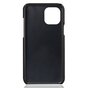 &Eacute;tui en cuir artificiel Duo Cardslot Wallet compatible avec iPhone 13 - noir