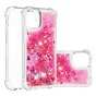 Coque en TPU paillet&eacute;e compatible avec iPhone 13 Pro Max - transparente et rose