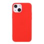 Coque fine en TPU compatible avec iPhone 13 mini - rouge