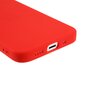 Coque fine en TPU compatible avec iPhone 13 mini - rouge