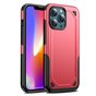 Pro Armor TPU avec &eacute;tui robuste compatible avec iPhone 13 mini - rouge