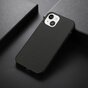 Coque en fibre de carbone Carbon TPU compatible avec iPhone 13 - noir