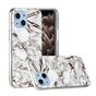 &Eacute;tui en marbre TPU Marble Stone pour iPhone 13 - Blanc