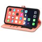 &Eacute;tui portefeuille en cuir artificiel avec mandala compatible avec iPhone 13 - rouge
