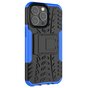 TPU antichoc avec &eacute;tui robuste compatible avec iPhone 13 Pro - bleu et noir