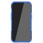 TPU antichoc avec &eacute;tui robuste compatible avec iPhone 13 Pro - bleu et noir