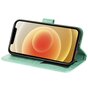 &Eacute;tui portefeuille en cuir artificiel avec mandala compatible avec iPhone 13 Pro Max - vert