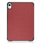 Housse &agrave; trois volets compatible avec iPad mini 6 (2021) et &agrave; l&#039;iPad mini 7 (2024) - rouge