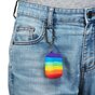 &Eacute;tui arc-en-ciel en silicone Rainbow Pride compatible avec AirPods Pro 1 &amp; 2 - pastel