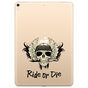 Just in Case Slim Housse TPU Ride or Die&#039; pour iPad 10.2 (2019 2020 2021) - transparente