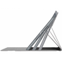 Just in Case Vintage Bluetooth Keyboard QWERTY Housse en cuir artificiel compatible avec iPad 10.2 (2019 2020 2021) - gris