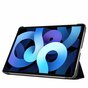 &Eacute;tui en cuir artificiel Just in Case Smart Tri-Fold compatible avec iPad Air 4 10.9 2020 &amp; iPad Air 5 2022 - noir