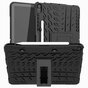 Just in Case Coque hybride robuste en PU et TPU compatible avec iPad Air 4 10.9 2020 et &agrave; l&#039;iPad Air 5 2022 - noire