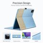 &Eacute;tui en similicuir ESR Simplicity Holder pour iPad Pro 11 (2018 2020 2021 2022) - Bleu et marron
