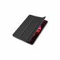 Just in Case Smart Tri-Fold Faux Leather Cover compatible avec iPad Pro 11 (2018 2020 2021 2022) - noir