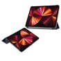 Just in Case Smart Tri-Fold Faux Leather Cover compatible avec iPad Pro 11 (2018 2020 2021 2022) - bleu