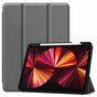 Just in Case Smart Tri-Fold Housse en cuir artificiel compatible avec iPad Pro 11 (2018 2020 2021 2022) - gris