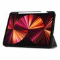 Just in Case Smart Tri-Fold Housse en cuir artificiel compatible avec iPad Pro 11 (2018 2020 2021 2022) - gris