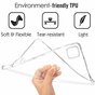 Just in Case Housse en TPU souple compatible avec iPad Pro 11 (2018 2020 2021 2022) - transparente