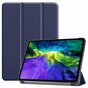 Just in Case Smart Tri-Fold Housse en cuir artificiel compatible avec iPad Pro 12.9 (2020) - bleu