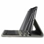 Just in Case Slimline Bluetooth Keyboard QWERTZ Housse en cuir artificiel compatible avec iPad Pro 12.9 (2020) - noir