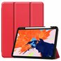 Just in Case Smart Tri-Fold Housse en cuir artificiel compatible avec iPad Pro 12.9 (2020) - rouge